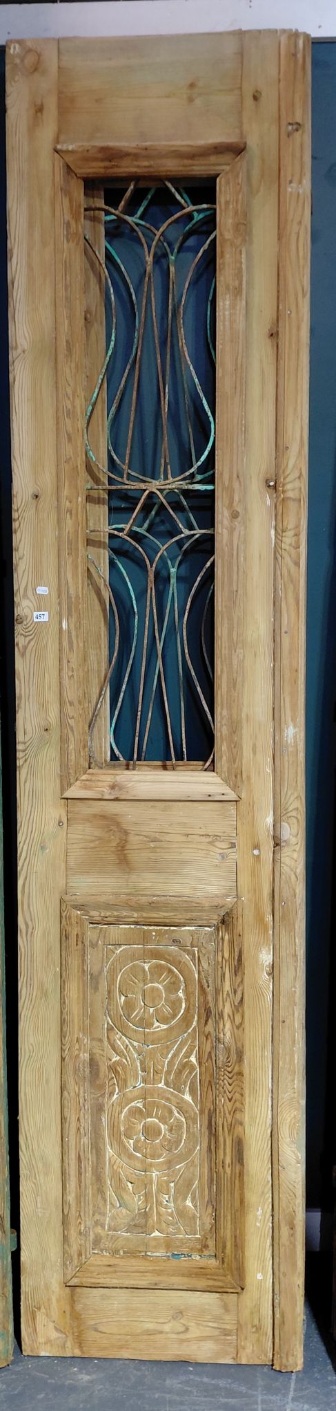 457 · SCRUBBED PINE FRENCH STYLE DOORS