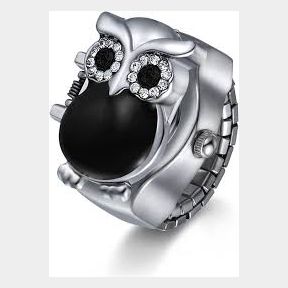 Rings Things Owl Watch - Black -bar 9900524903423-51730/164 B2 (S2)