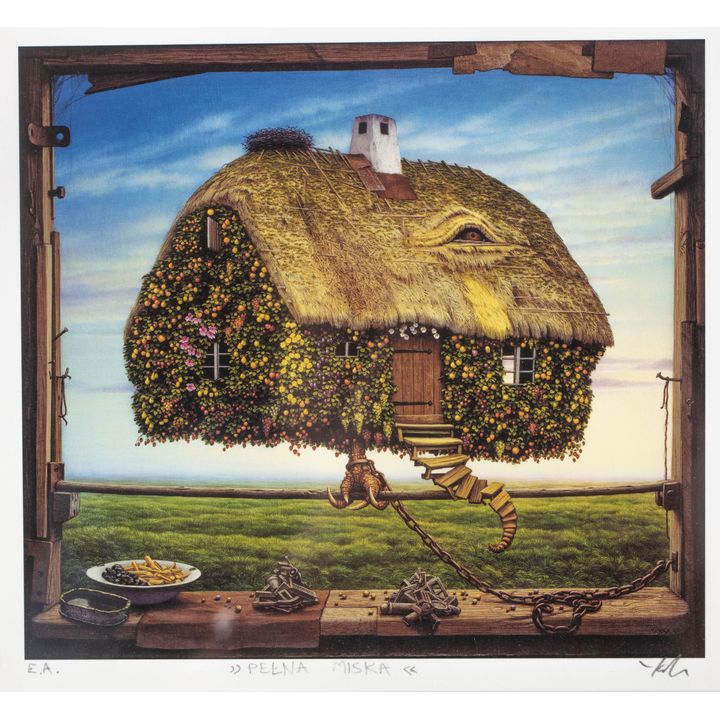 Jacek Yerka | Pełna miska