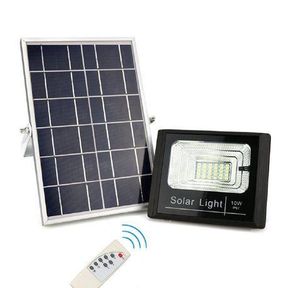 10W SMD Solar LED Flood Light Black|SOLAR PANEL ONLY