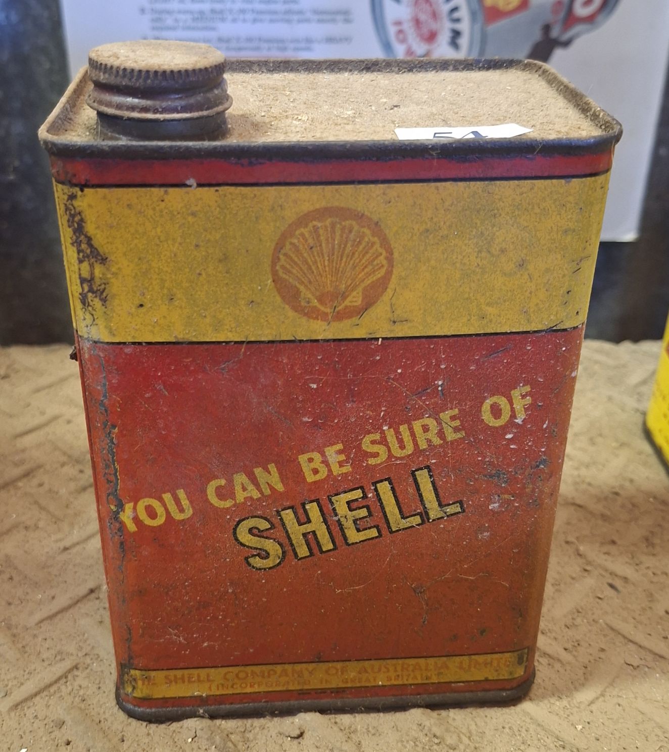 Shell Motor Oil Tin