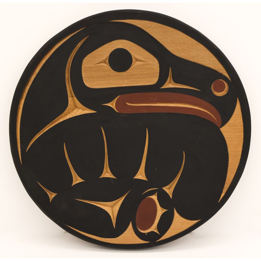 Bunni Peterson ''Eagle'' 2002 Cedar Round Plaque