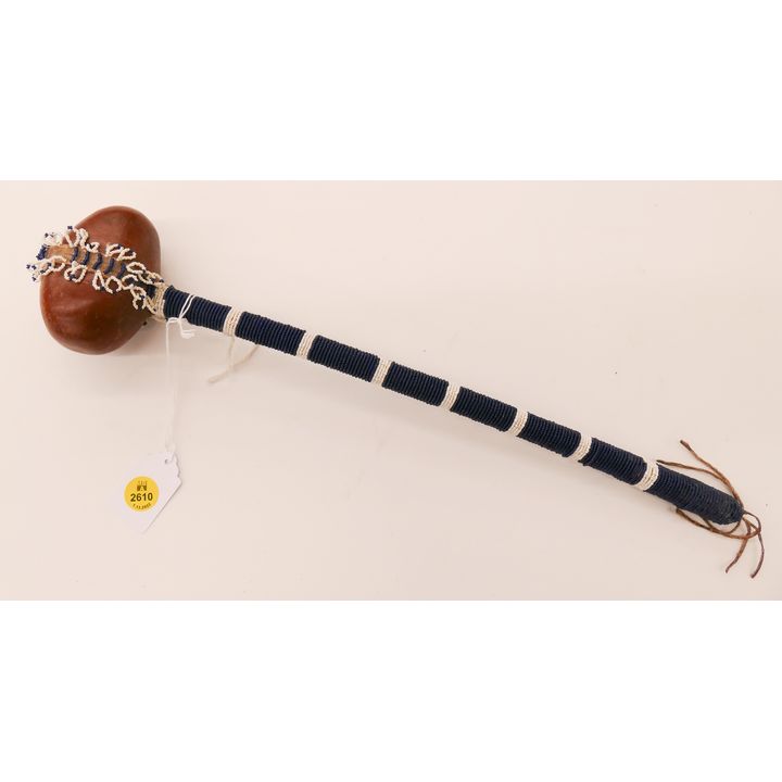 Plains Beaded Catlinite War Club- 16''