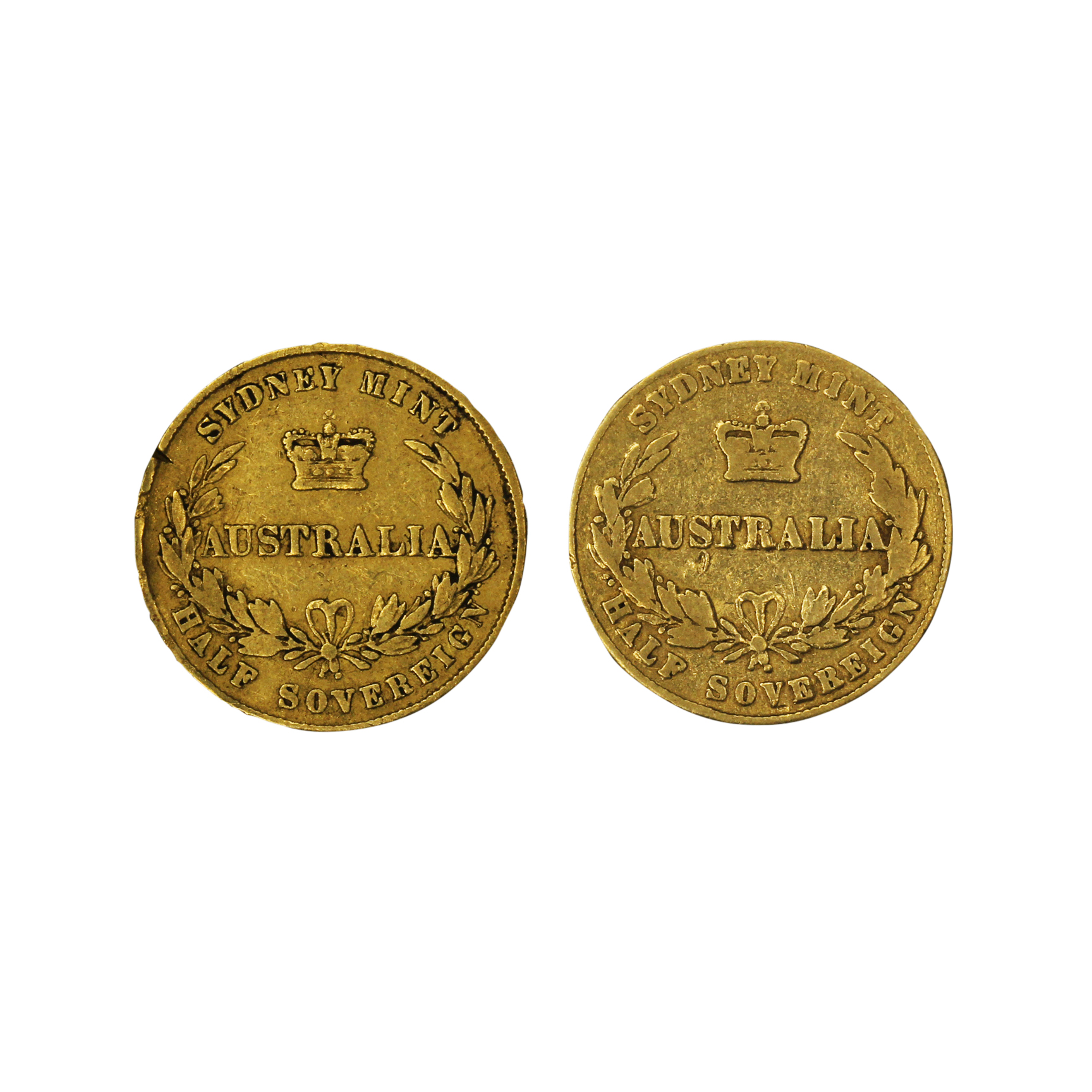 1155. · Group, Victoria, Half Sovereign, VG