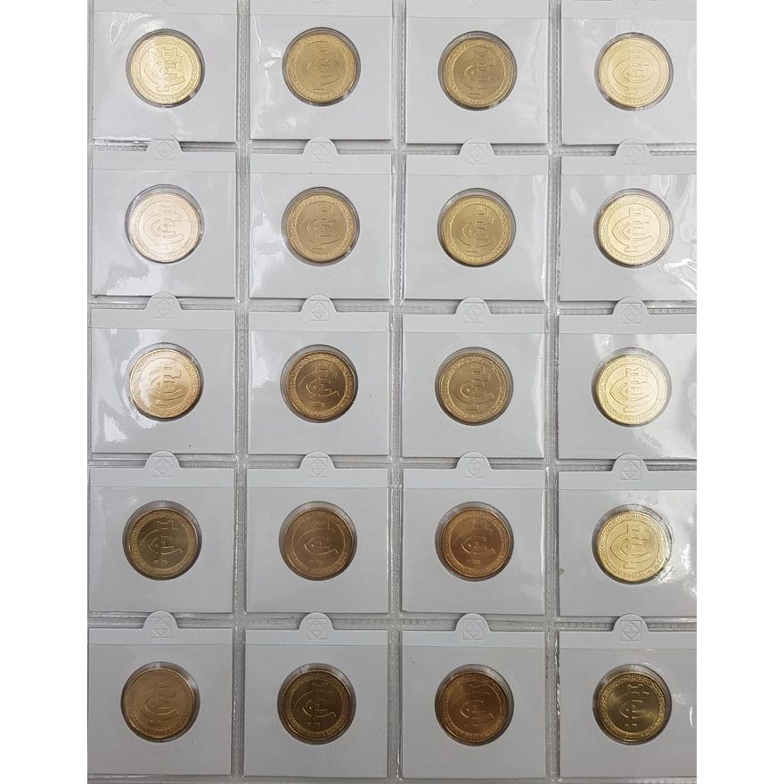 AFL Series $1 Coins - Carlton Blues (x20)