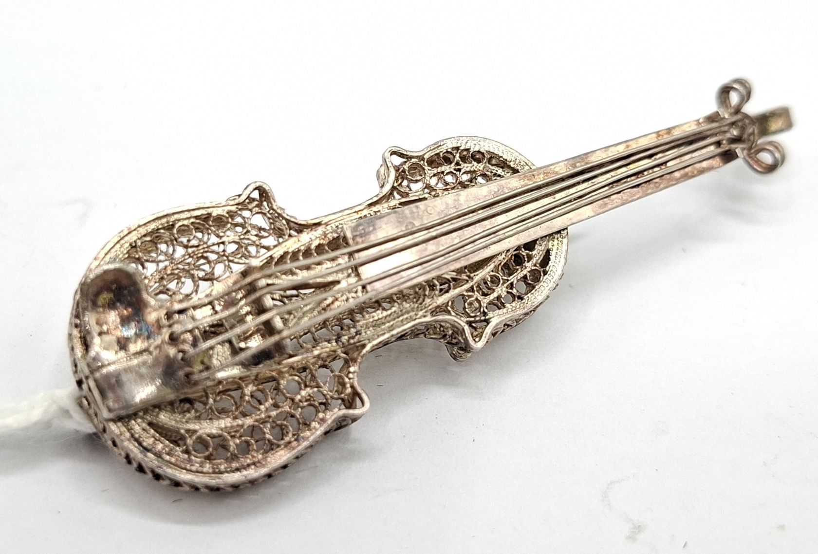 Silver Filigree Brooch