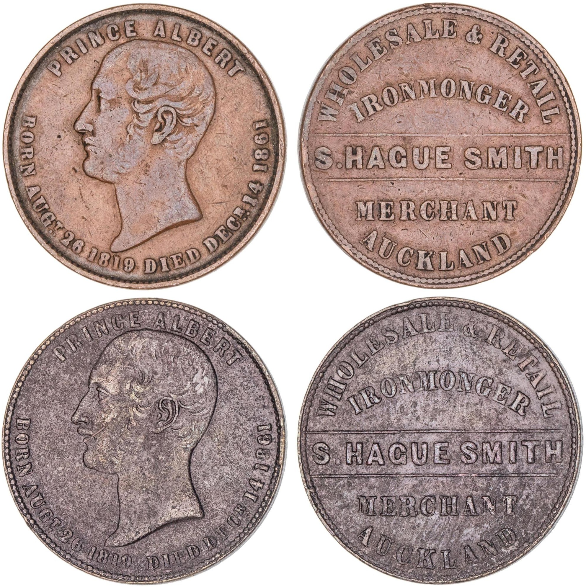 New Zealand, S. Hague Smith, Auckland, Penny, ND, VF