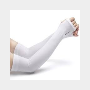 51674/993 Arm Sleeves - Compression Sleeves - Summer Winter Sleeves - White | SJ B1 (S4)SB