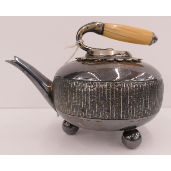 Antique English Silverplated Teapot- 5''