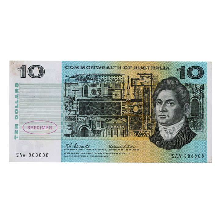 Coombs/Wilson, Ten Dollars, 1966, aUNC