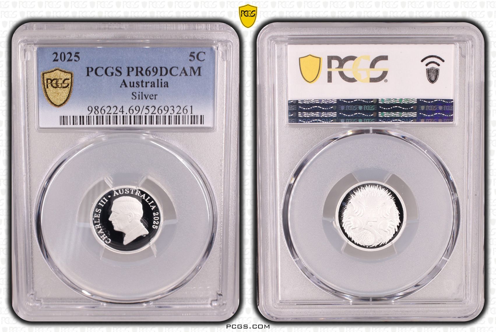 Silver, Five Cent, 2025, PCGS PR69DCAM