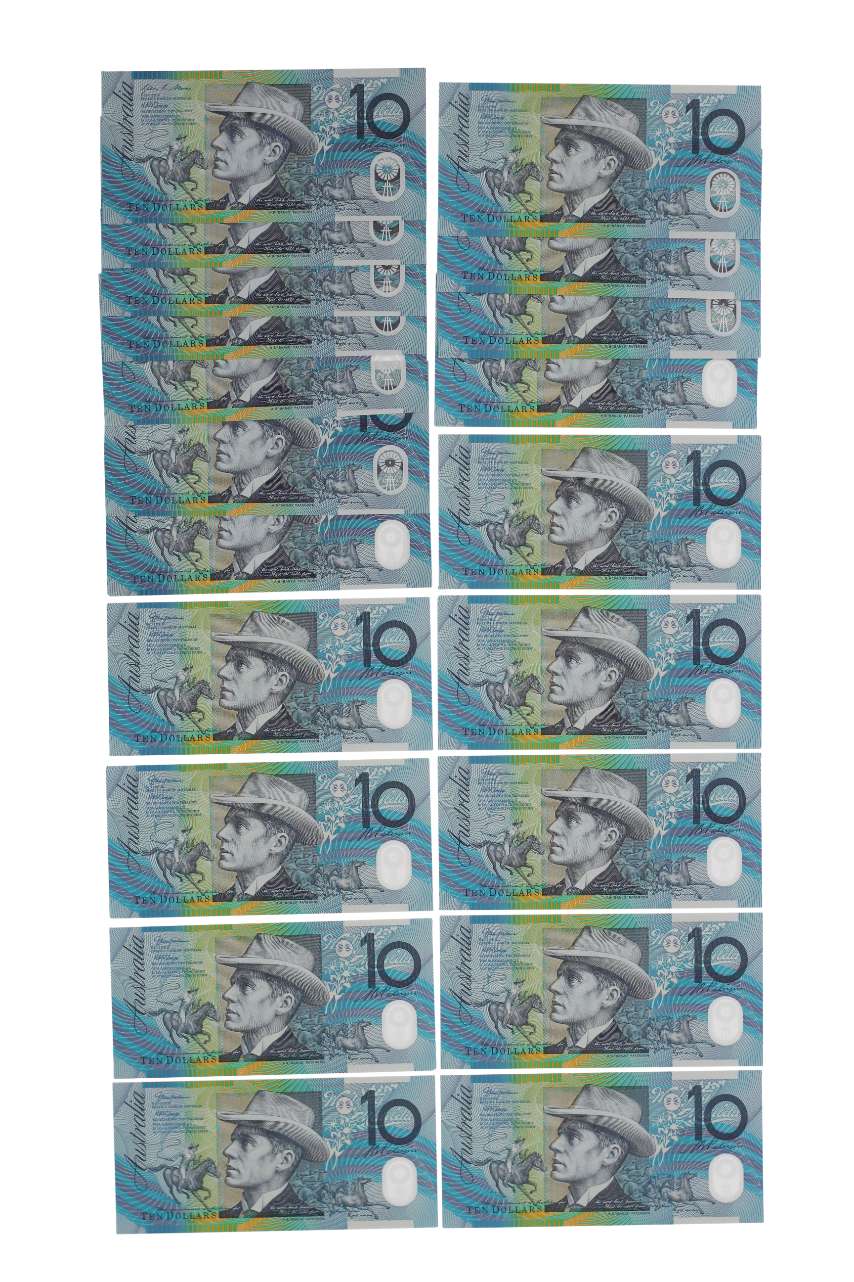 2237. · Accumulation, Ten Dollars, UNC