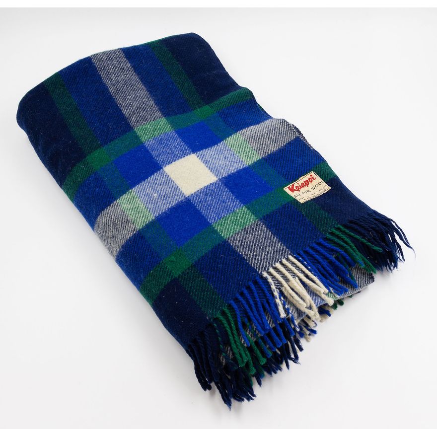Kaiapoi K.P.G. Textiles Ltd - Early 'All Pure Wool' travel rug