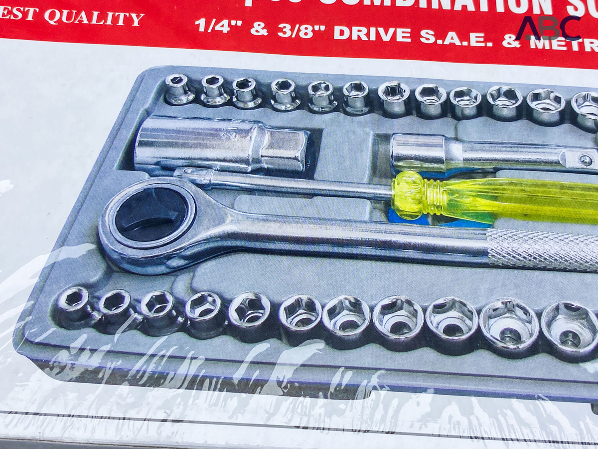 Aiwa Combination Socket Wrench Set 40 Piece 1 ABC Auctions