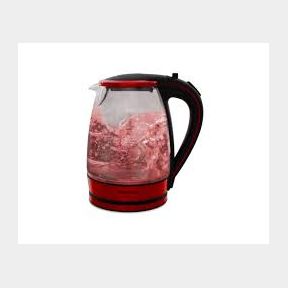 Mellerware Kettle 360 Degree Cordless Glass Red 1.8L 2200W- 51458/449 B1 (S2)