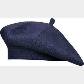 GLLUTT CASHMERE BERET HAT FRENCH STYLE STRETCHY KNITTING SOLID COLOR BOTH SIDE USABLE, CASHMERE LIGHT NAVY BLUE, ONE SIZE