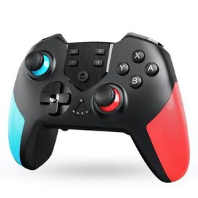 Premium Nintendo Switch Bluetooth Wireless Vibration Game Controller (T 23) Pack of 2 Blue Red | NOT TESTED