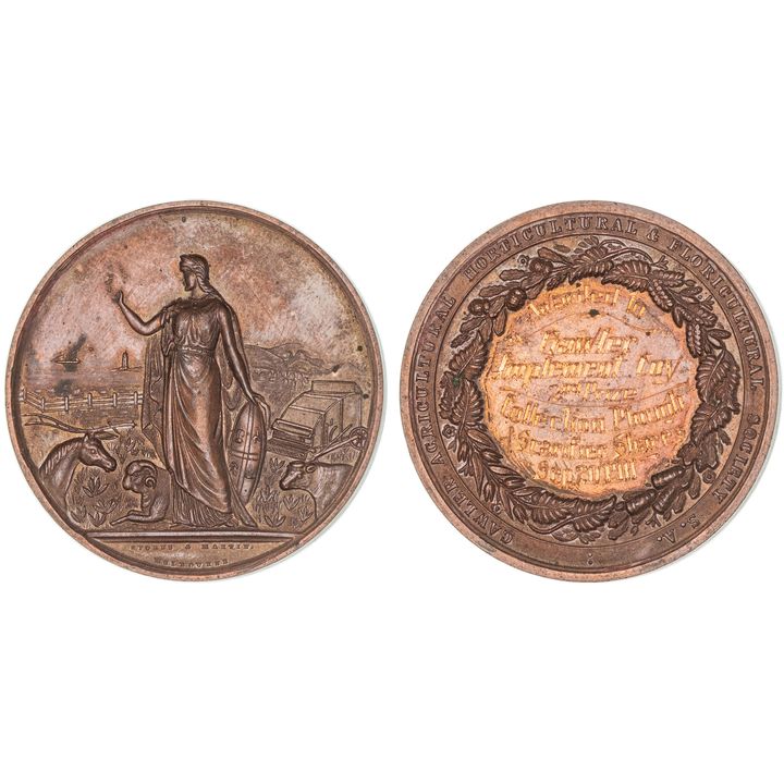 Gawler Agricultural & Pastoral Society, S.A., Second Prize Medal, 1911, EF