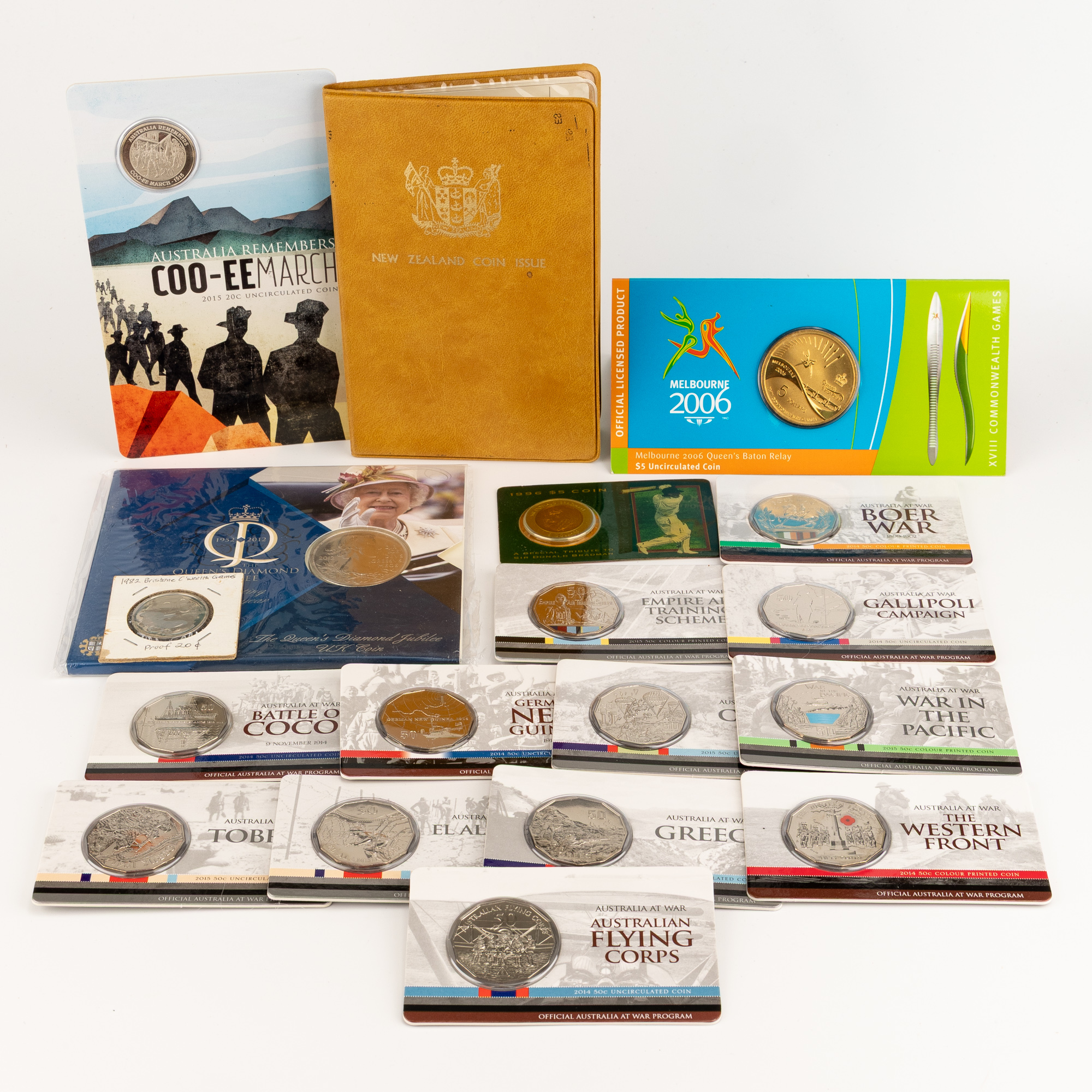 Elizabeth II, Australia at War Series, Fifty Cents, 2014 - 2015, UNC