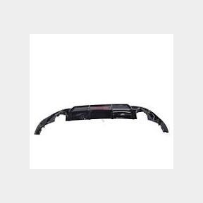 KARBEL DOUBLE PIPE GLOSS BLACK REAR APRON WITH BRAKELIGHT COMPATIBLE WITH VW GOLF 7.5 -