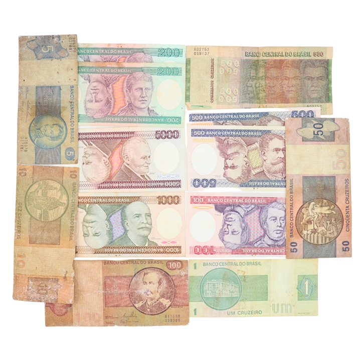 11 billetes Brasil