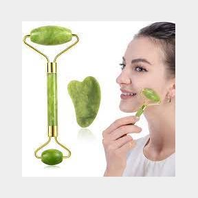 Facial Jade Roller Massager and Gua Sha Set -Quartz --51459/6338 B3 (S4)