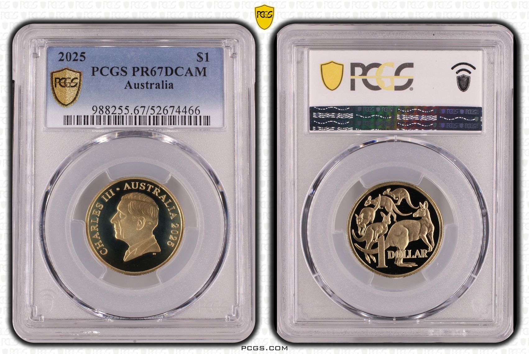 One Dollar, 2025, PCGS PR67DCAM