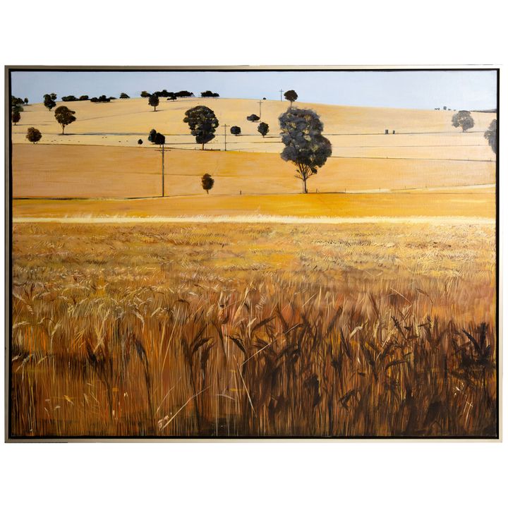 Ivan Goodacre (1954-), 'Wheatfield near Cowra', 2010,