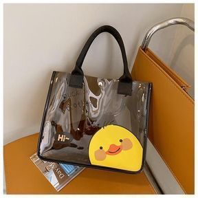 TRANSPARENT WATERPROOF COSMETIC/WASH BAG 28*25CM (DUCK) - 52055/32708