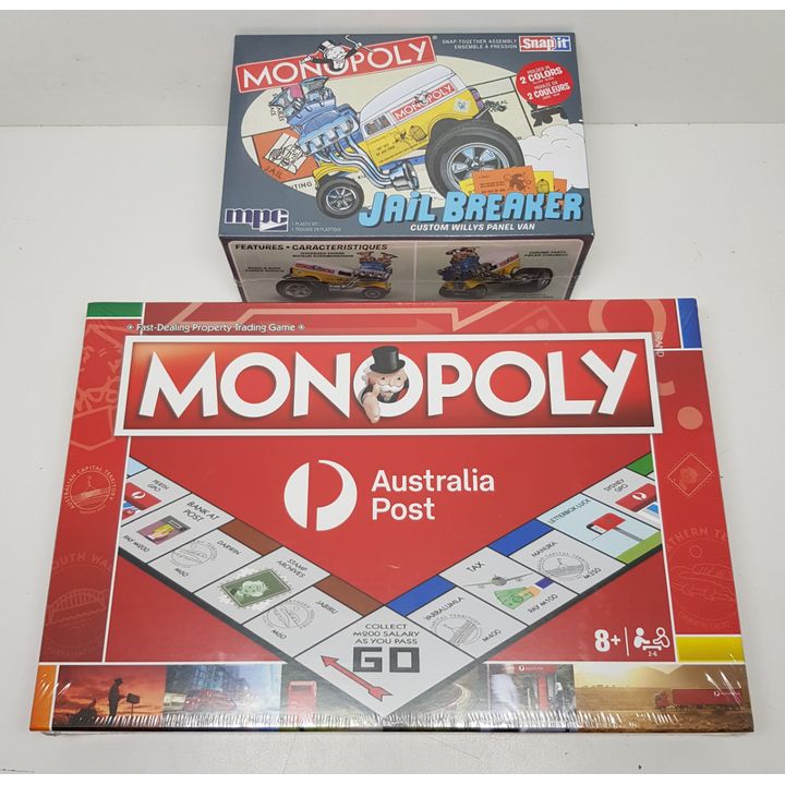 Monopoly Board Game & Model Car