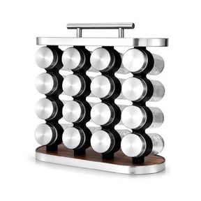 CS Spice Rack Stainless steel seasoning cans 16 sets Herb Spice Rack |