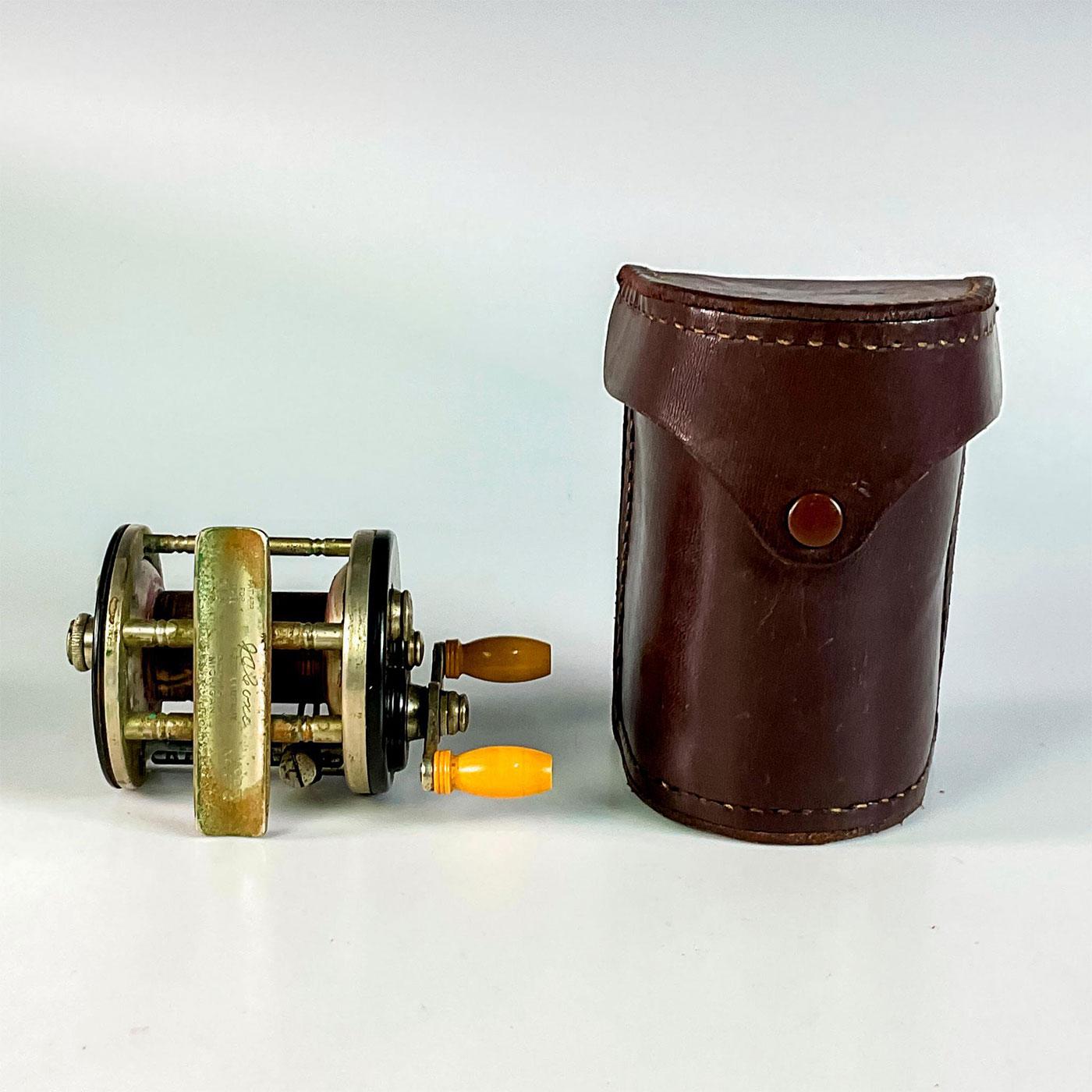 J.A. Coxe Casting Reel with Case, Model 25-2