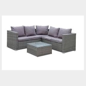 Fine Living - Bali Corner Rattan Suite - Set Of 3 --51459/1562 B8 (S3)B D