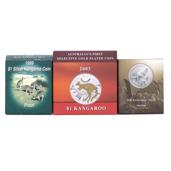 Elizabeth II, Kangaroos, One Dollar, 1999 - 2010, FDC