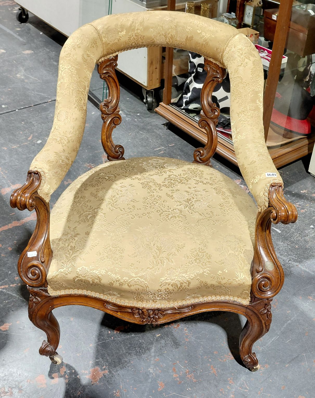 VICTORIAN SALON ARMCHAIR
