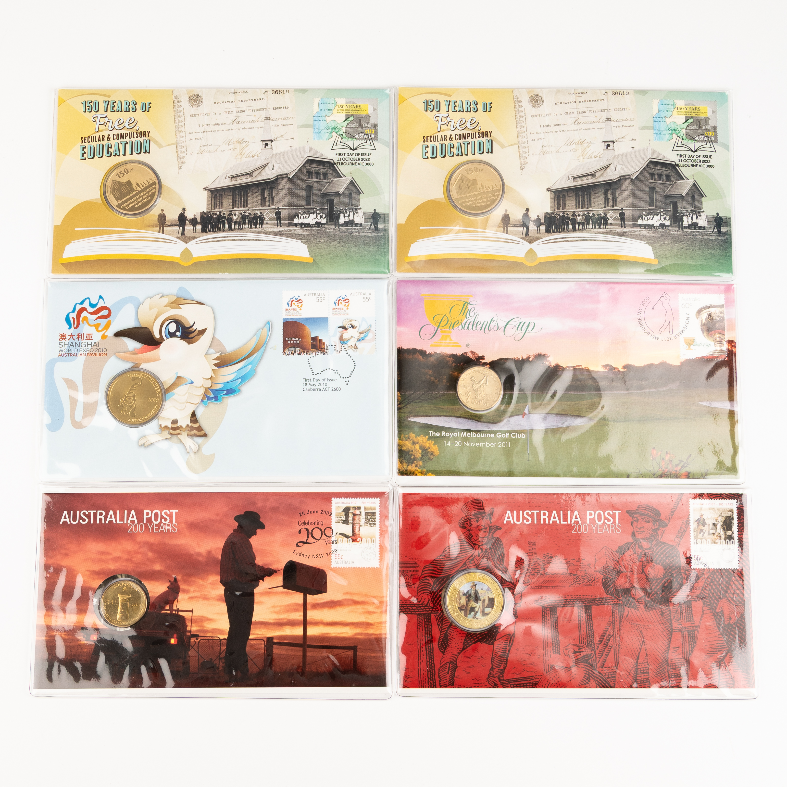 Elizabeth II, Various, One Dollar, 2009 - 2022, UNC