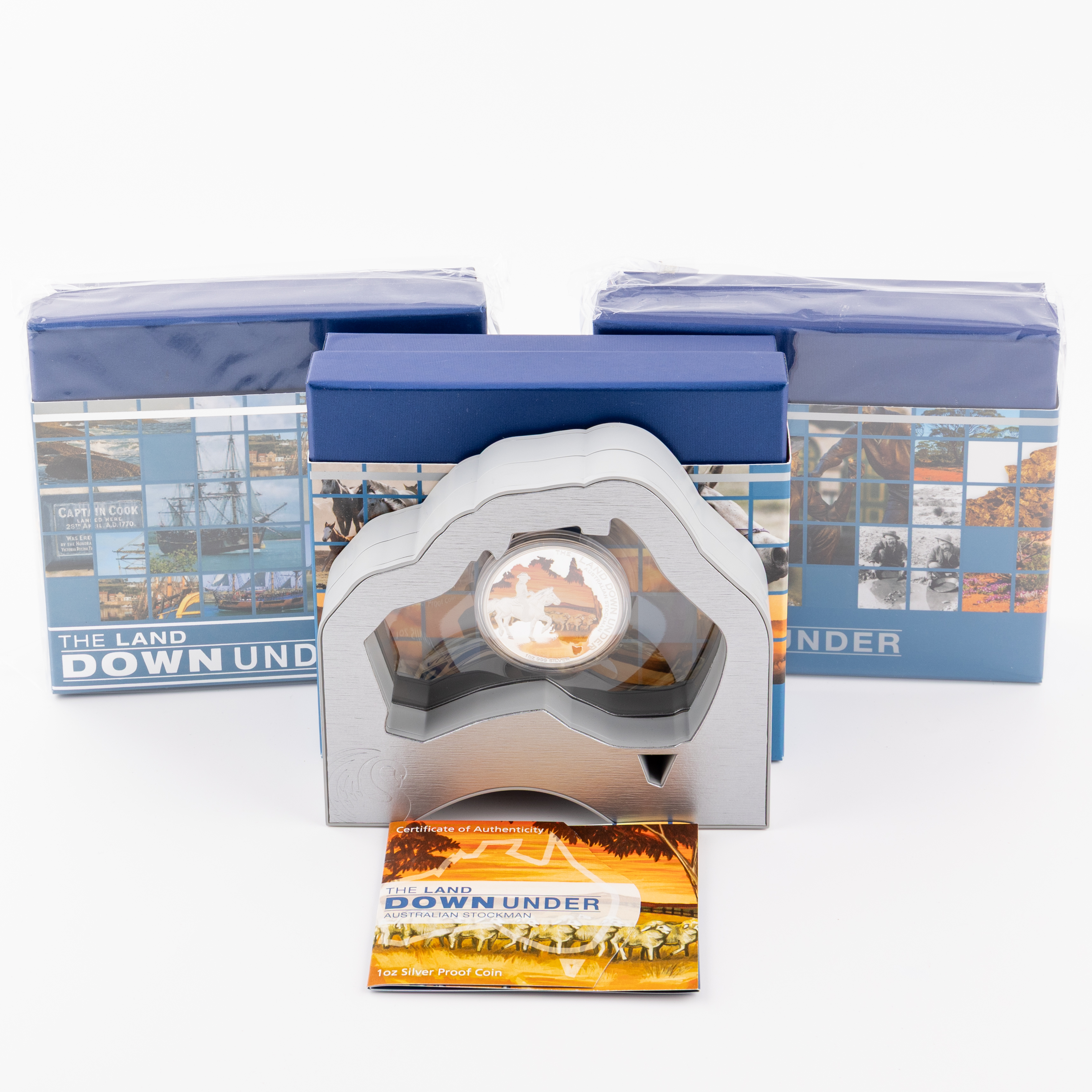 Elizabeth II, Perth Mint - The Land Down Under Series, One Dollar, 2013 - 2014, FDC