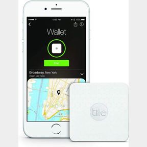 TILE SLIM - PHONE FINDER. WALLET FINDER. LAPTOP FINDER, SKATEBOARDS - NON-RETAIL PACKAGING - 1 PACK