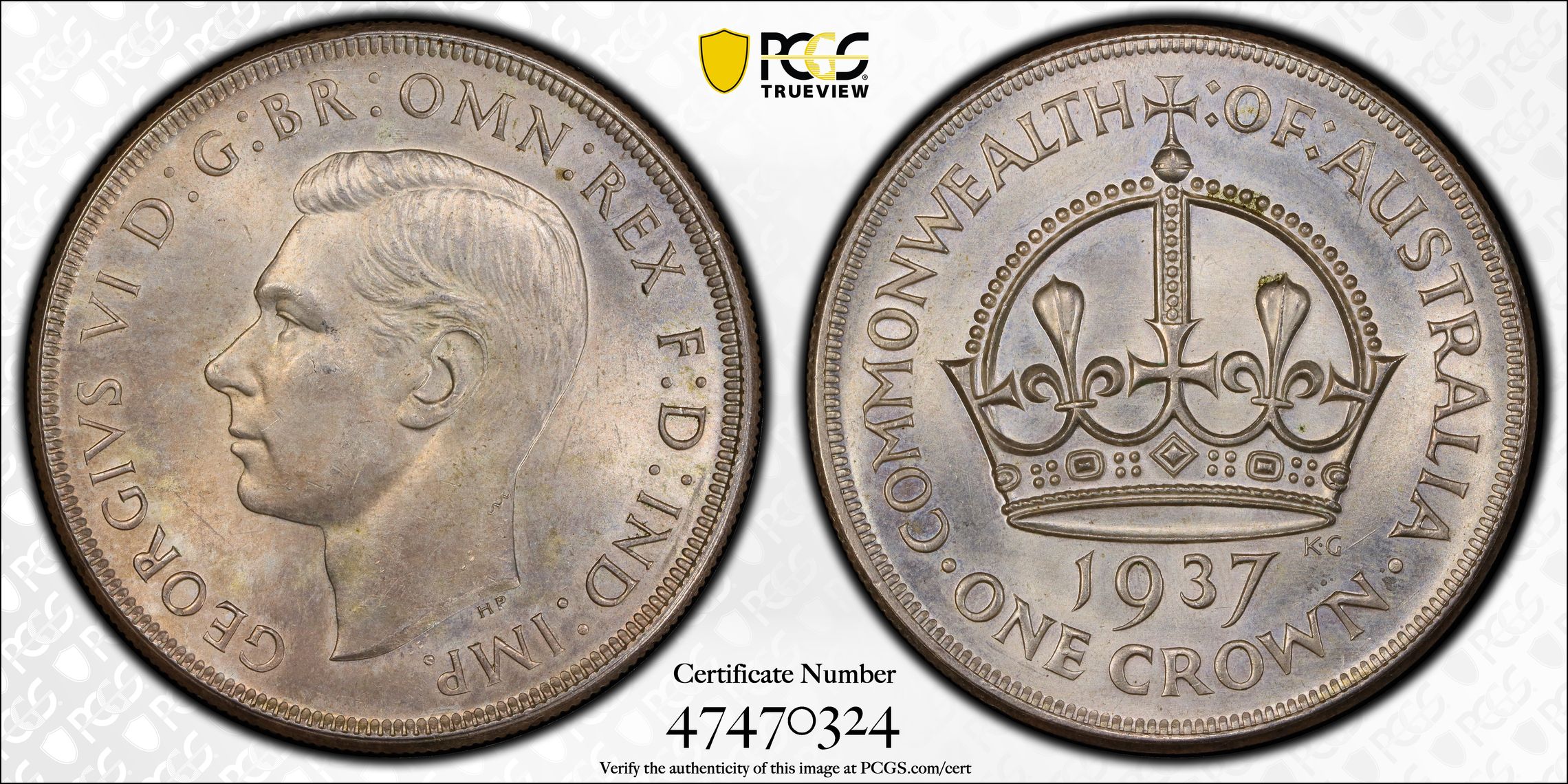 Crown, 1937, PCGS MS 63