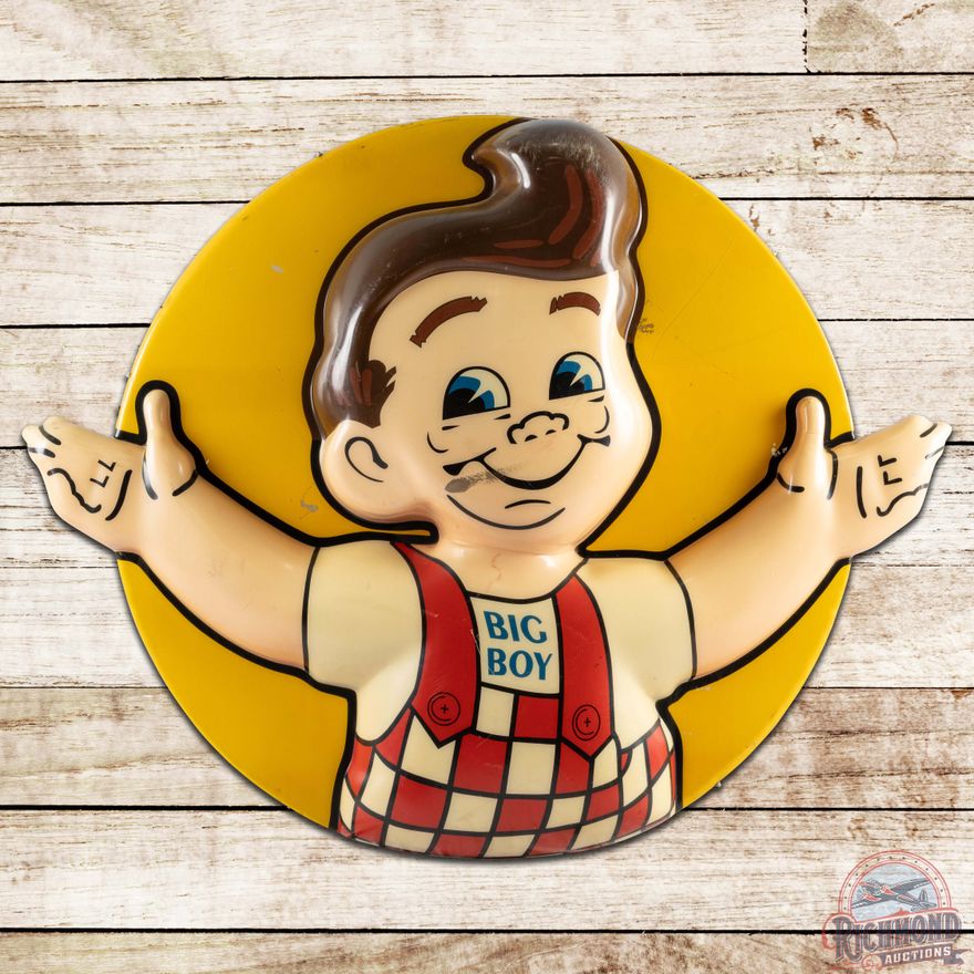 Large Bob's Big Boy Restaurant Lexan 56" Bubble Sign