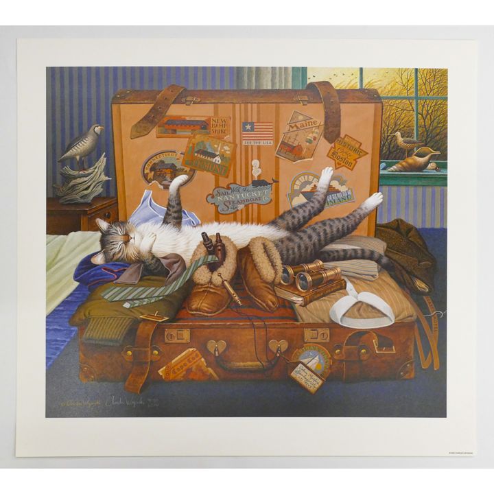 Charles Wysocki ''Mabel The Stowaway'' S/N Lithograph.