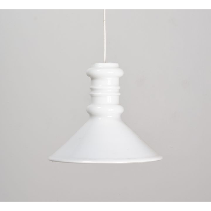 Sidse Werner (Denmark, 1931 - 1989) for Holmegaard - A large ‘Apoteker 255’ glass pendant lamp shade