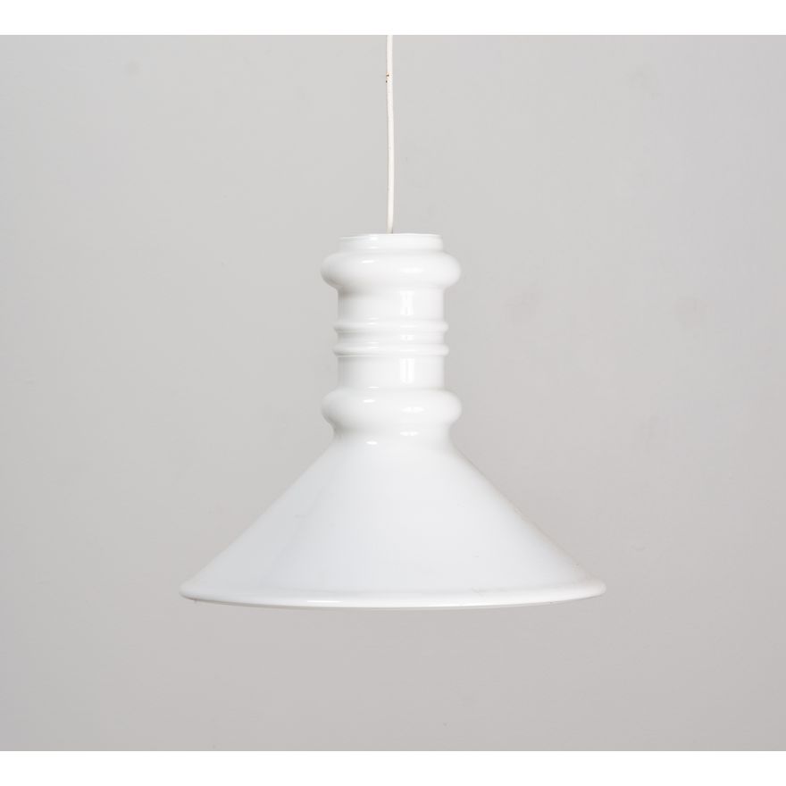 Sidse Werner (Denmark, 1931 - 1989) for Holmegaard - A large ‘Apoteker 255’ glass pendant lamp shade