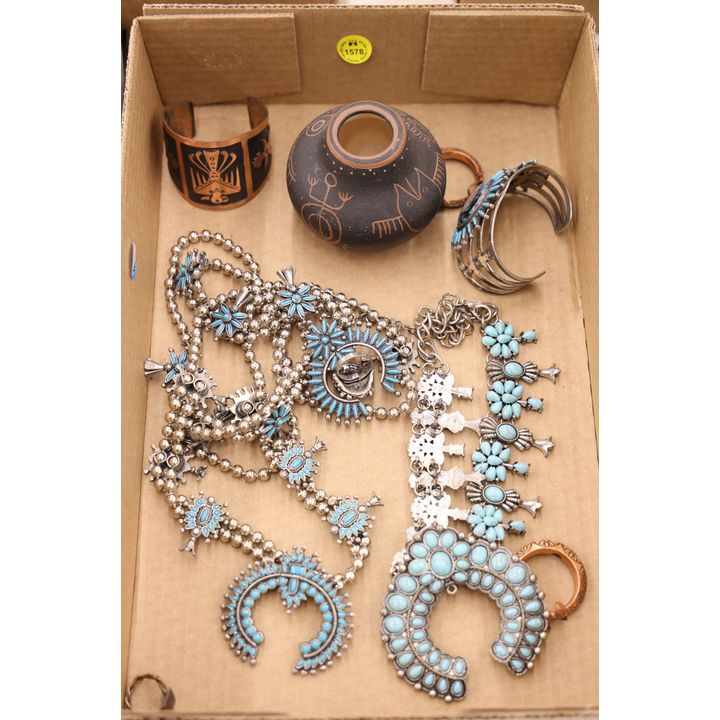 Box Southwest Costume Jewelry etc.