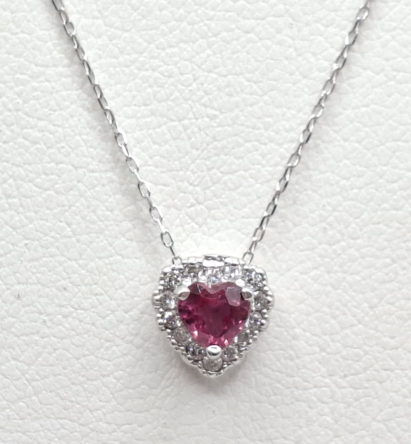 18ct Gold Ruby Diamond Necklace