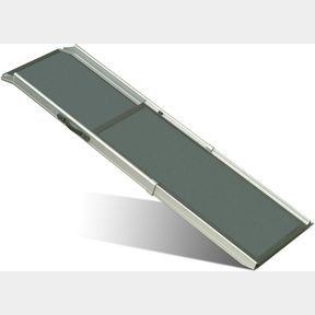 PETSAFE 62461 SOLVIT DELUXE TELESCOPING PET RAMP, ALUMINUM/DARK GRAY