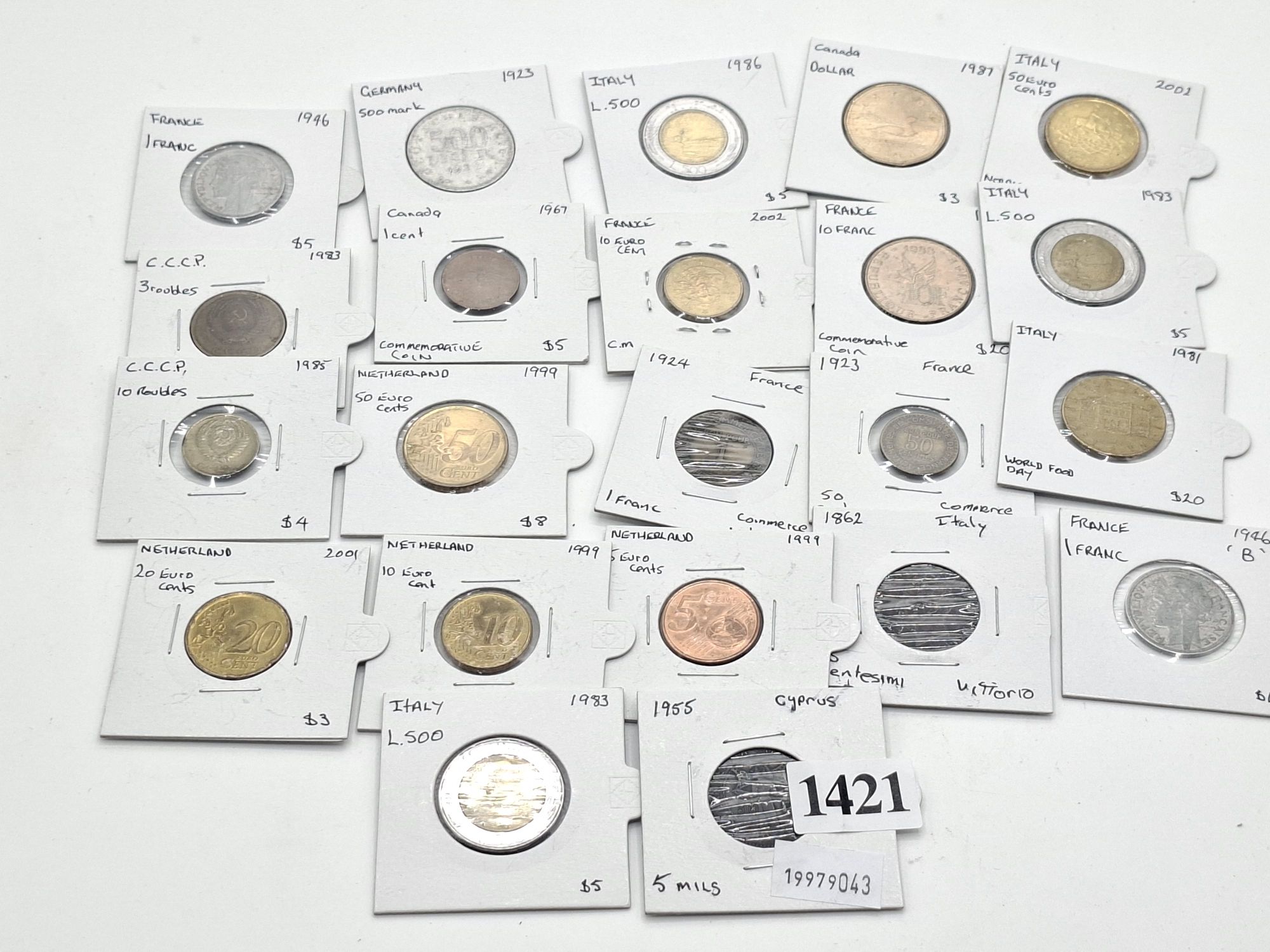 1421 · WORLD COINS