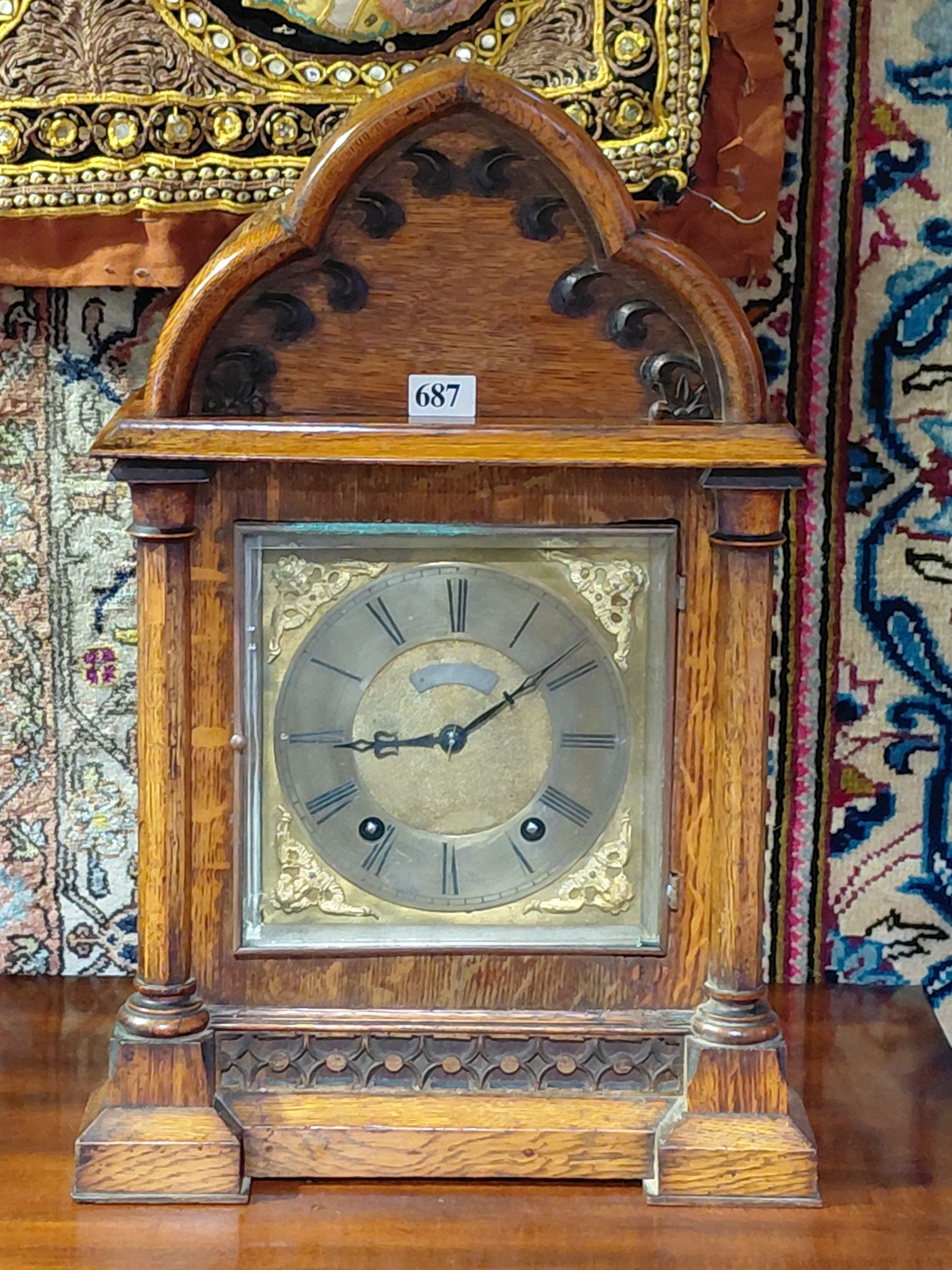 GEORGIAN BRACKET CLOCK