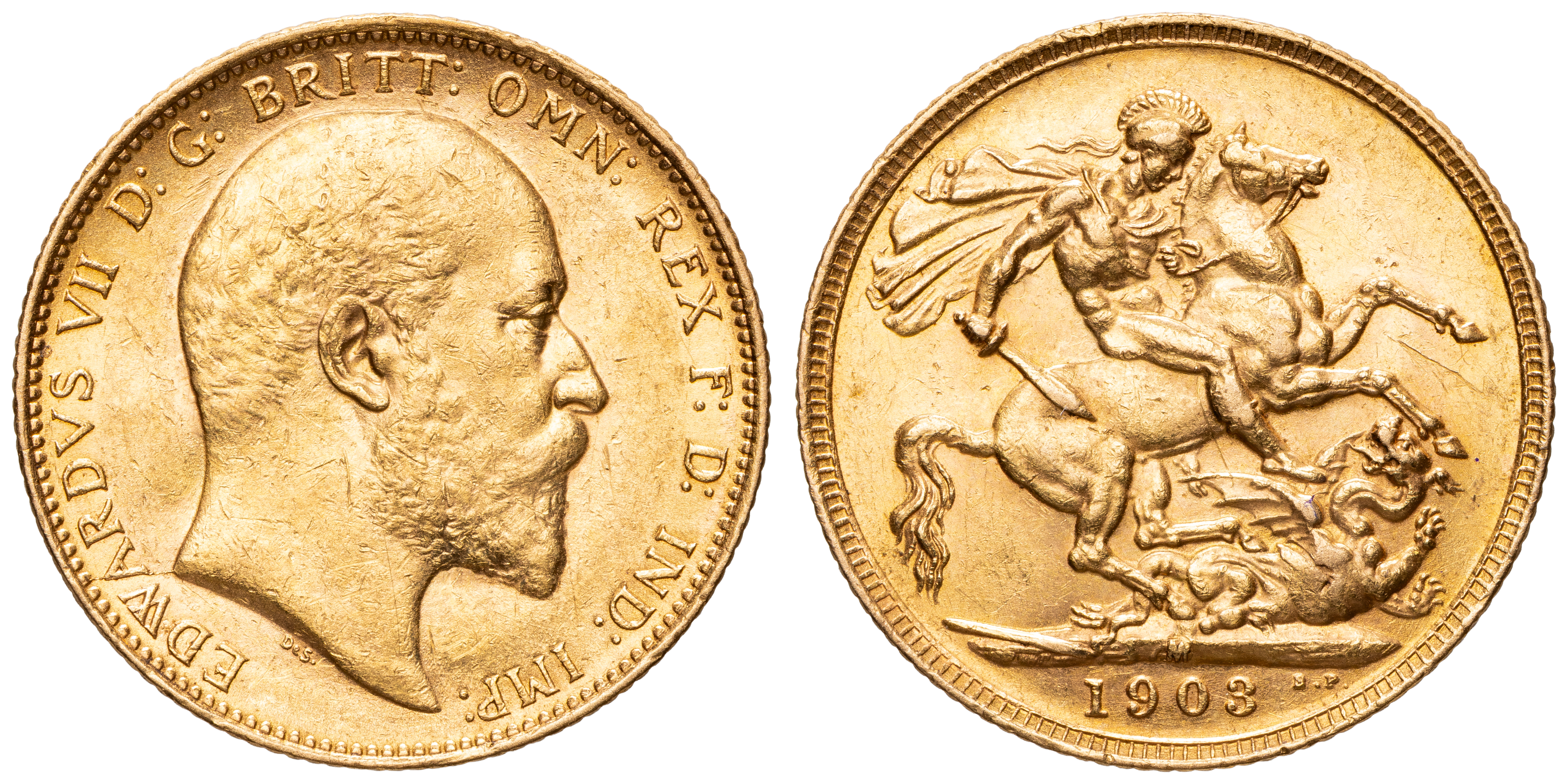 Edward VII, Sovereign, 1903-M, EF