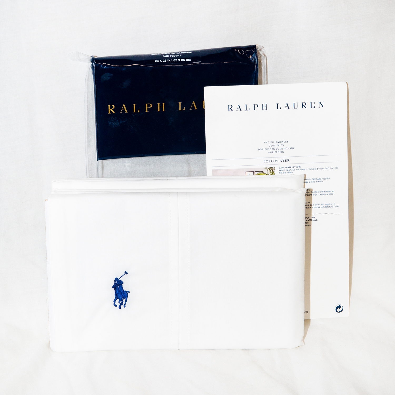 Ralph Lauren White Pillowcases